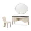 Michael Amini Fantosini Vanity Set with Mirror & Chair - Silver Mist
