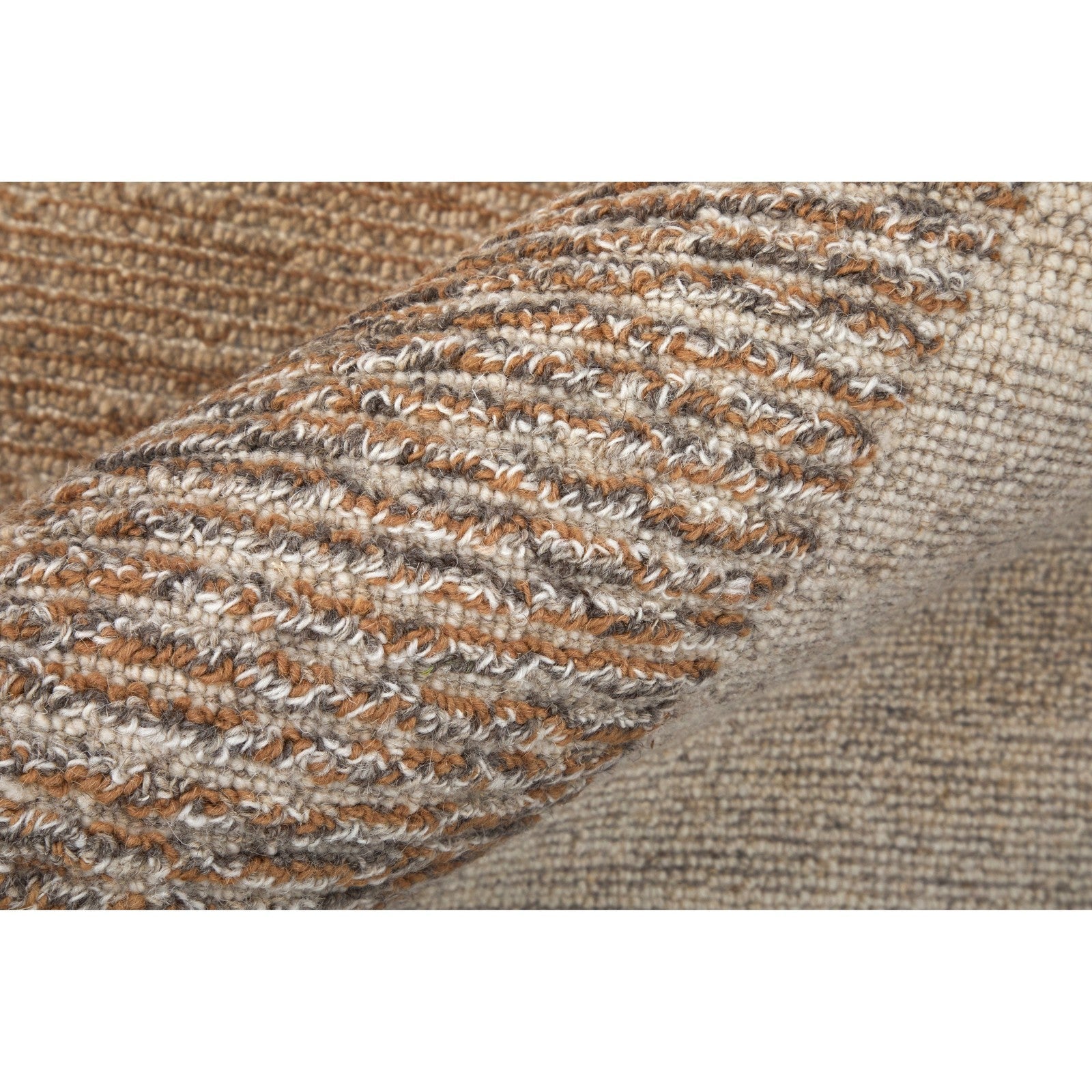 Feizy Pollock 8952F Modern Abstract in Brown/Tan/Ivory