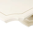 Michael Amini Fantosini Pedestal Dining Table - Creamy Pearl