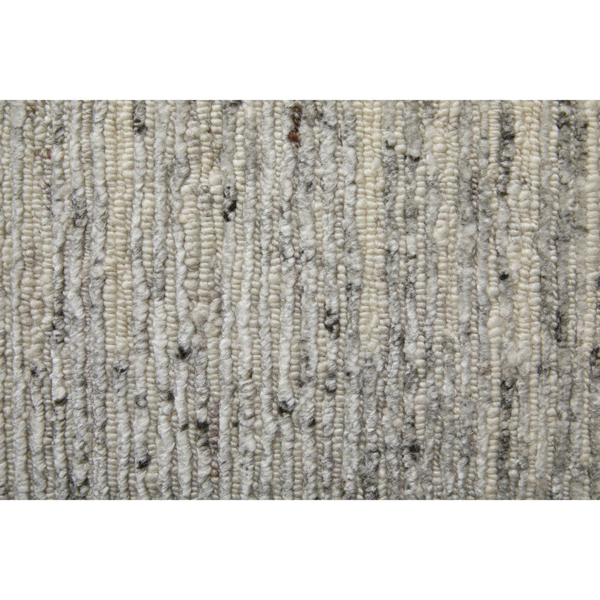 Feizy Brighton 69CHF Modern Abstract in Ivory/Gray