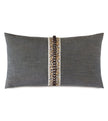 Eastern Accents Indochine Pleated Trim Decorative Pillow
