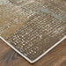 Feizy Clio 39LWF Modern Abstract in Ivory/Gray/Brown