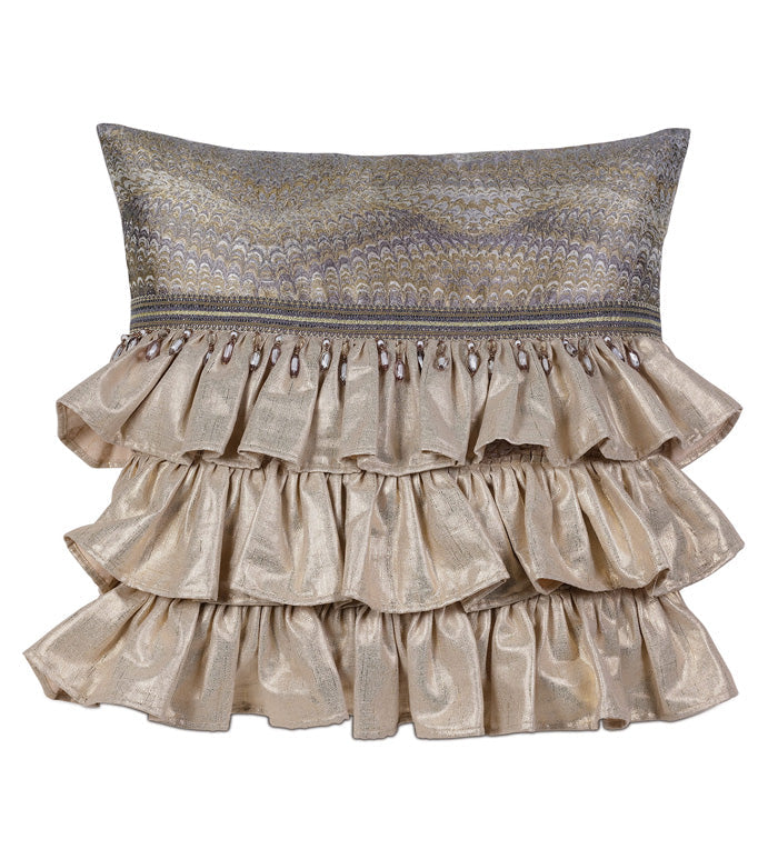 Eastern Accents Imogen Metal with Ruffles