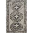 Feizy Kano 39LJF Transitional Distressed Rug in Ivory/Taupe/Gray