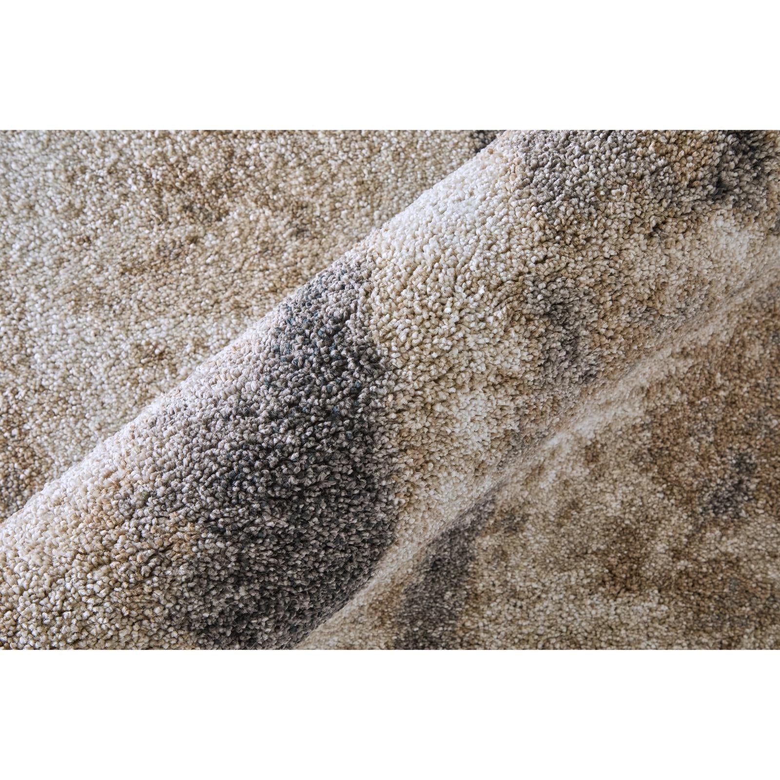 Feizy Richmond 39R7F Modern Abstract Rug in Tan/Gray