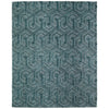 Feizy Colton 8A57F Modern Geometric Rug in Blue