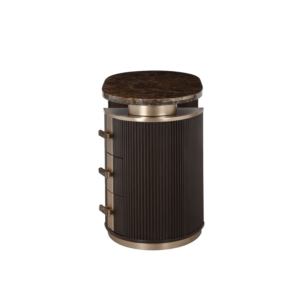 Michael Amini West Kensington Vanity - Medium Espresso