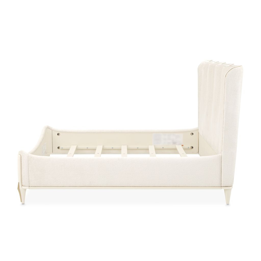 Michael Amini La Terrazza Panel Bed - Creamy Pearl