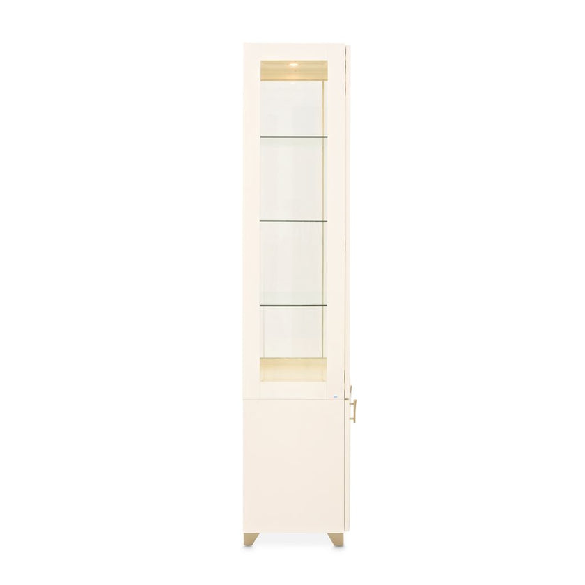 Michael Amini Fantosini Display Cabinet - Creamy Pearl