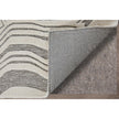 Feizy Kimball 8A34F Transitional Abstract Rug in Ivory/Gray