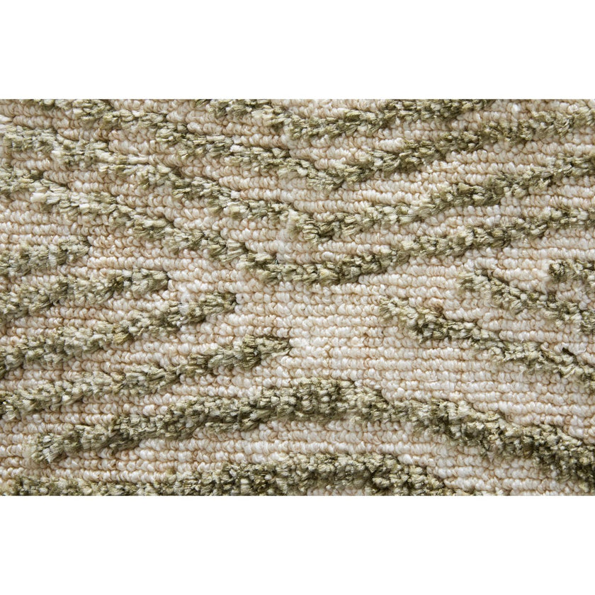 Feizy Colton 8A53F Modern Abstract Rug in Green/Tan