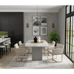 Feizy Vancouver 39NTF Modern Geometric Rug in Ivory/Tan/Brown