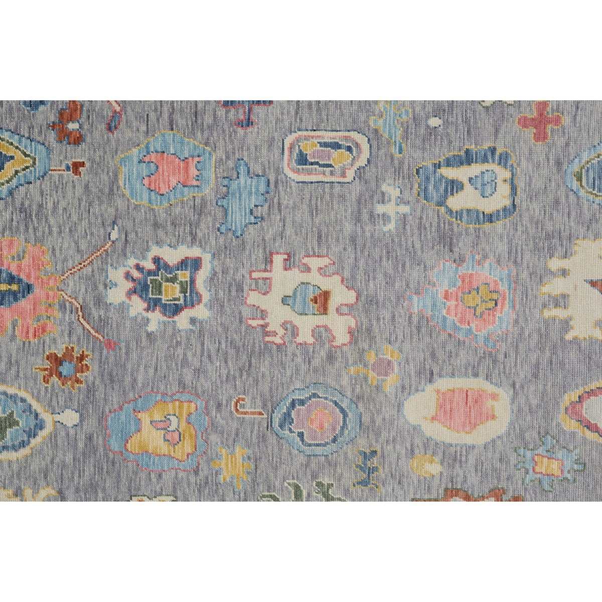 Feizy Karina 6792F Traditional Persian in Blue/Gray/Red