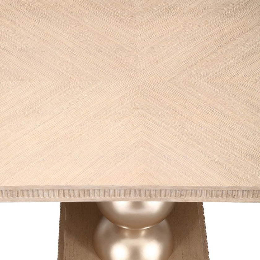 Michael Amini West Kensington Rectangular Dining Table - Sea Salt Caramel