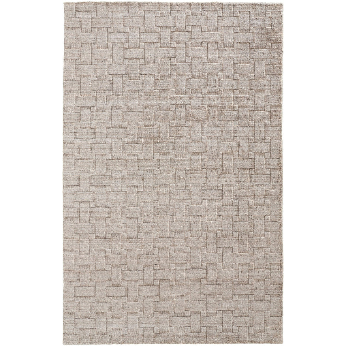 Feizy Redford 8669F Transitional Solid in Ivory