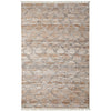Feizy Beckett 0787F Transitional Trellis & Lattice in Tan/Gray/Ivory