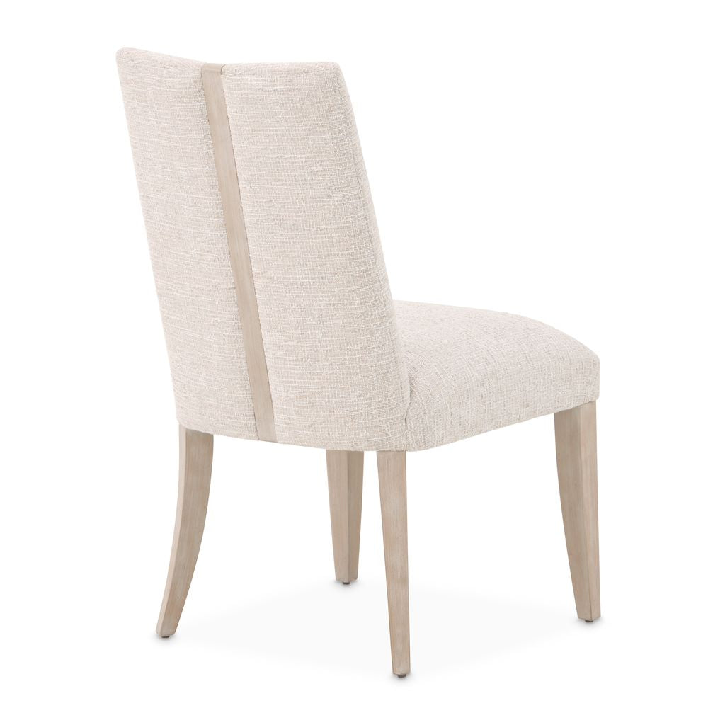 Michael Amini Lotus Bay Dining Side Chair - Sand - Set of 2