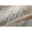 Feizy Beckett 0724F Transitional Geometric in Ivory/Gray/Tan
