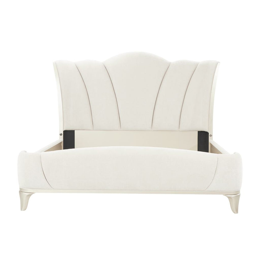 Michael Amini La Marisia Upholstered Bed - Tranquil/Champagne Gold