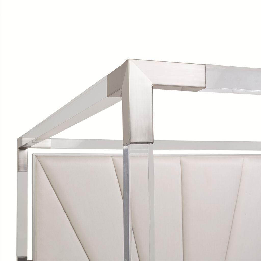 Michael Amini Penthouse Bed - Ash Gray