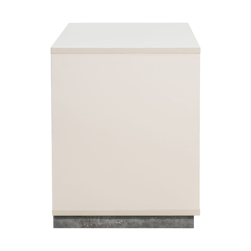 Michael Amini Pavira 2-Drawer Nightstand - Stone