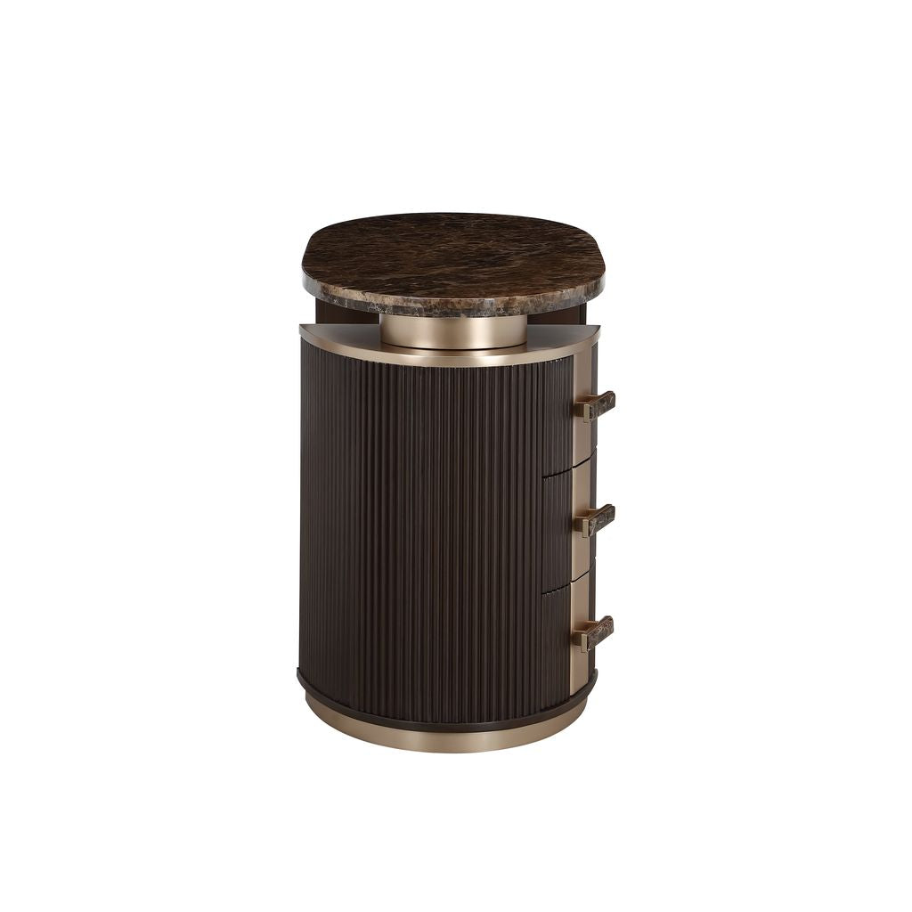 Michael Amini West Kensington Vanity - Medium Espresso