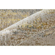 Feizy Aura 3735F Modern Abstract Rug in Gold/Gray/Ivory