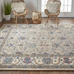 Feizy Rylan 8640F Transitional Oriental in Taupe/Ivory/Blue