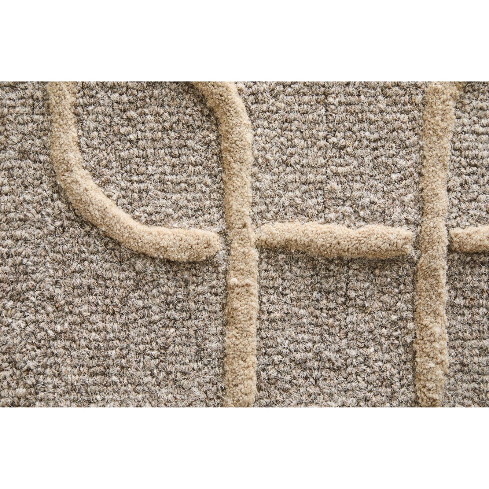 Feizy Kimball 8A35F Transitional Trellis & Lattice Rug in Gray/Taupe/Tan