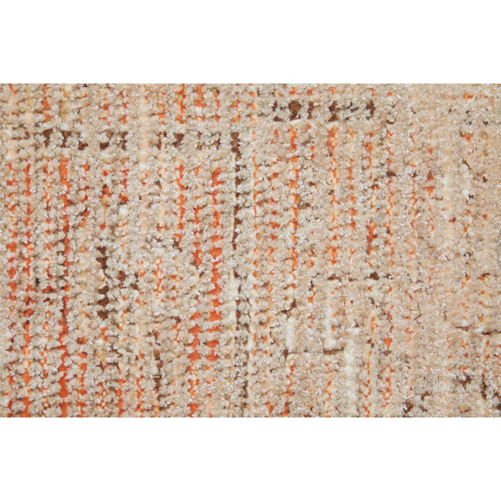 Feizy Caldwell 8977F Transitional Medallion Rug in Orange/Tan/Ivory