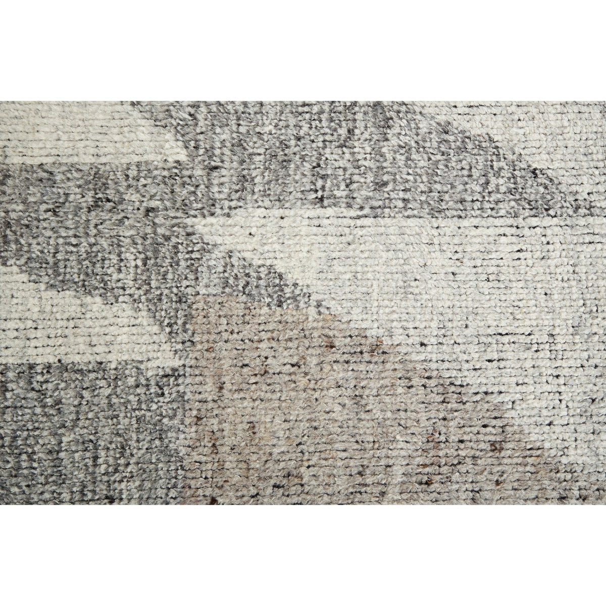Feizy Alford 6910F Modern Geometric in Ivory/Gray/Taupe