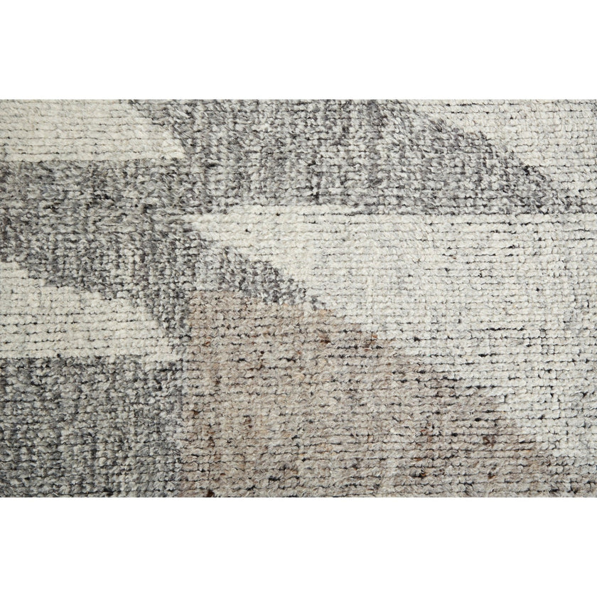 Feizy Alford 6910F Modern Geometric in Ivory/Gray/Taupe