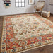 Feizy Carrington 6805F Traditional Oriental in Ivory/Red/Blue