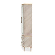 Michael Amini St. Charles Display Cabinet - Dove Gray