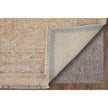 Feizy Caldwell 8977F Transitional Medallion Rug in Orange/Tan/Ivory