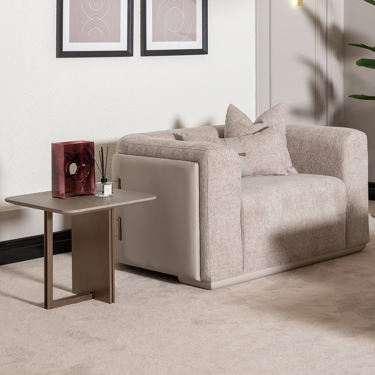 Michael Amini Canberra End Table