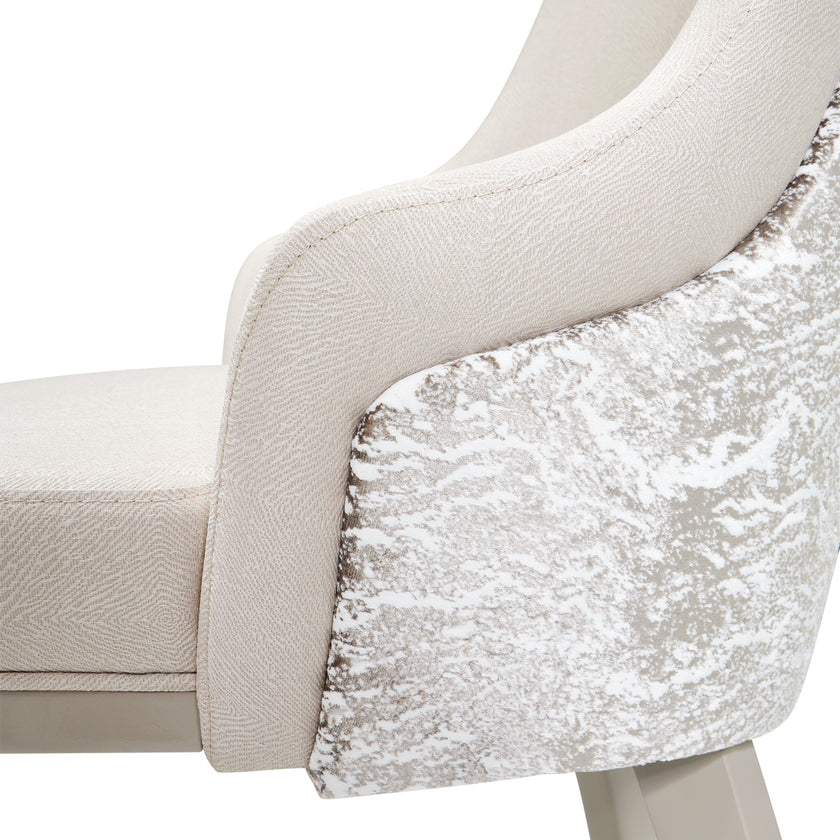 Michael Amini Carmela Dining Arm Chair - Set of 2