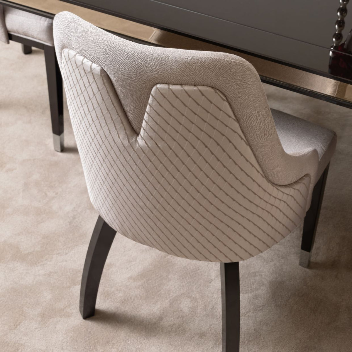 Michael Amini Carmela Dining Arm Chair - Set of 2