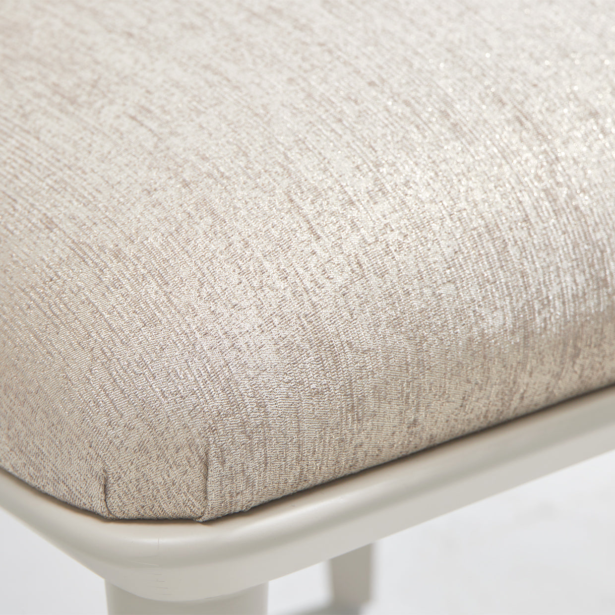 Michael Amini Lisbon Asmb. Side Chair Silken Matte Cream - Set of 2