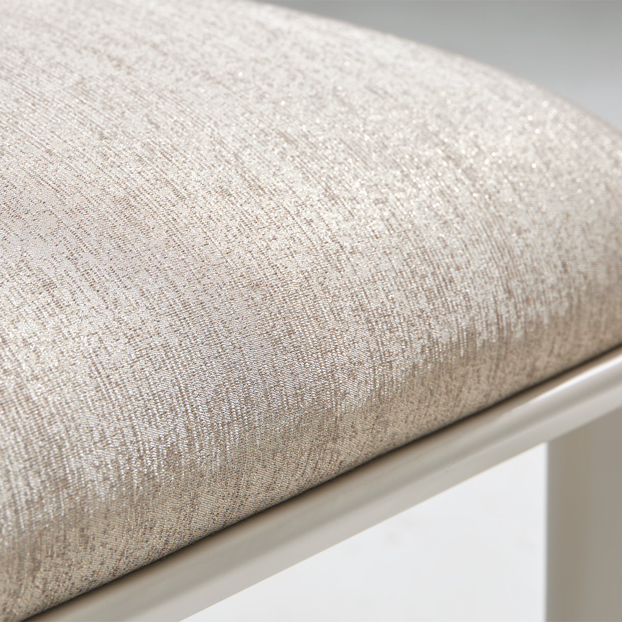 Michael Amini Lisbon Asmb. Side Chair Silken Matte Cream - Set of 2