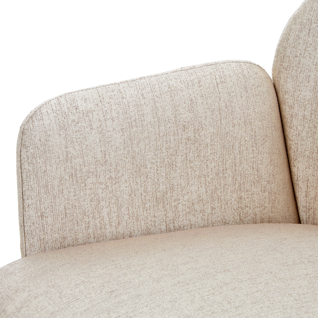 Michael Amini Lisbon Asmb. Arm Chair Silken Matte Cream