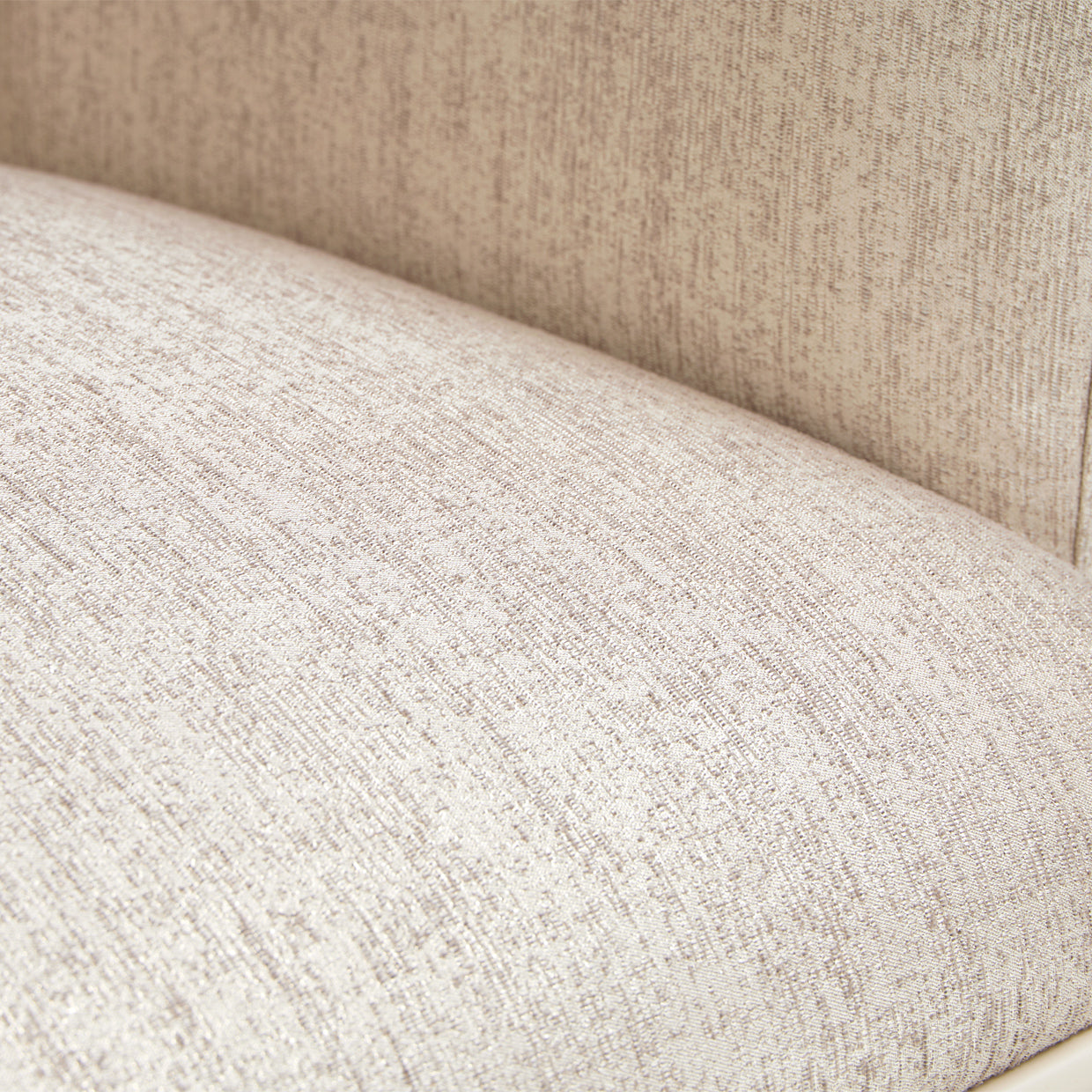 Michael Amini Lisbon Asmb. Arm Chair Silken Matte Cream