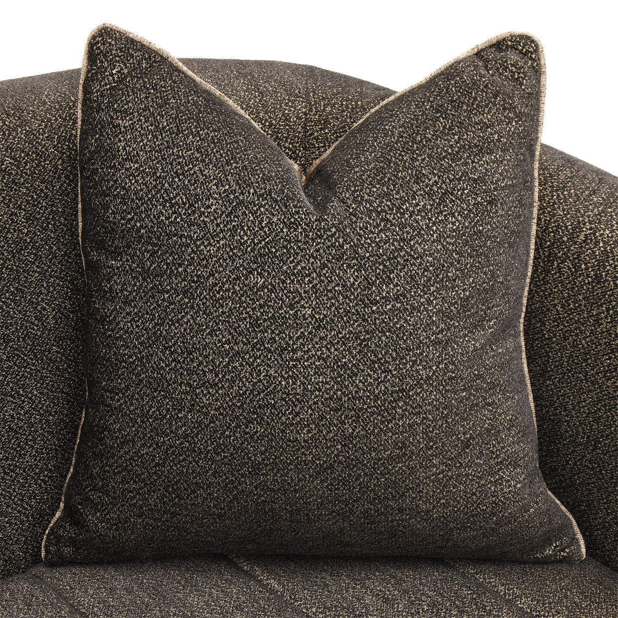 Michael Amini Lisbon Loveseat - Onyx/Gold