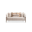 Michael Amini Lisbon Loveseat - Onyx/Gold