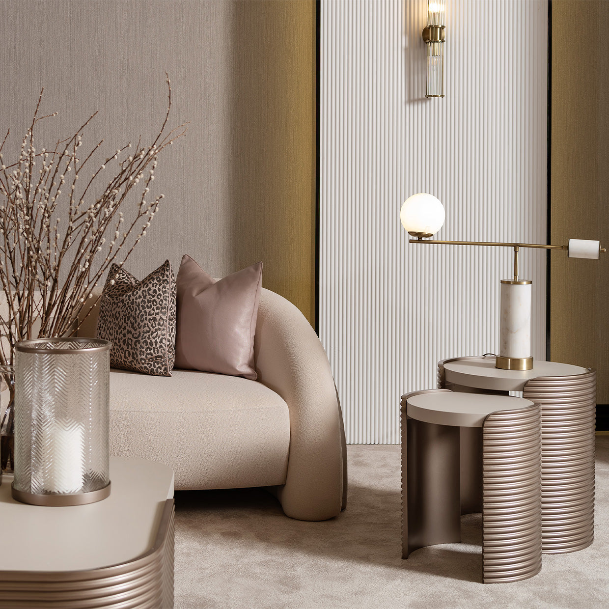 Michael Amini Mod Dream Nesting Tables