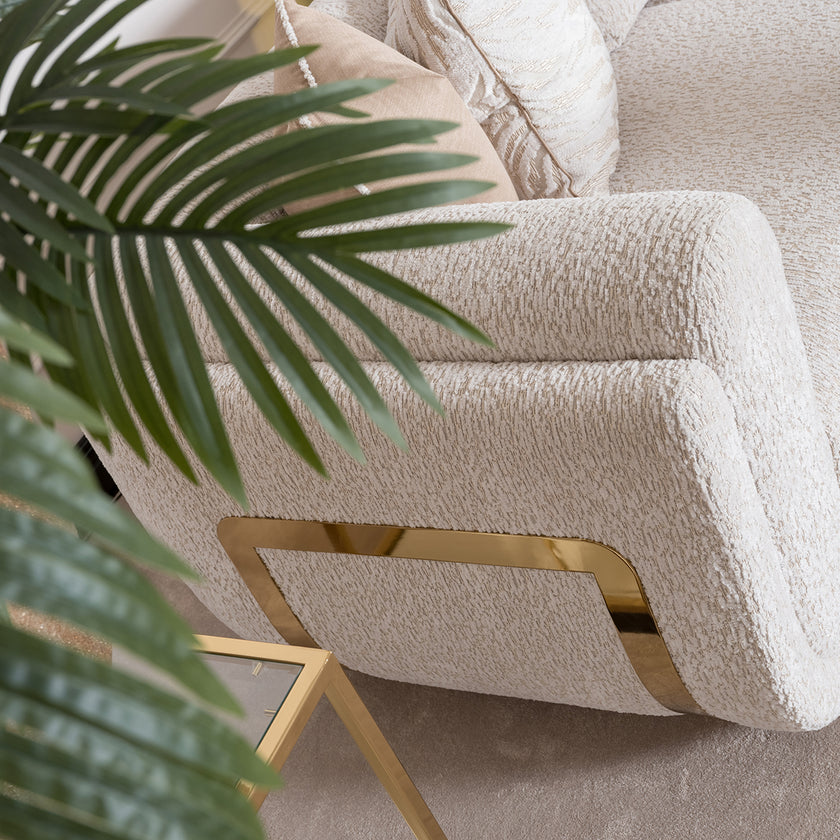 Michael Amini Savannah Breeze Sofa Cashmere