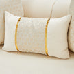 Michael Amini Sassani Loveseat Crepe Gold