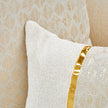 Michael Amini Sassani Loveseat Crepe Gold
