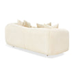 Michael Amini Sassani Loveseat Crepe Gold