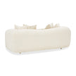 Michael Amini Sassani Loveseat Crepe Gold